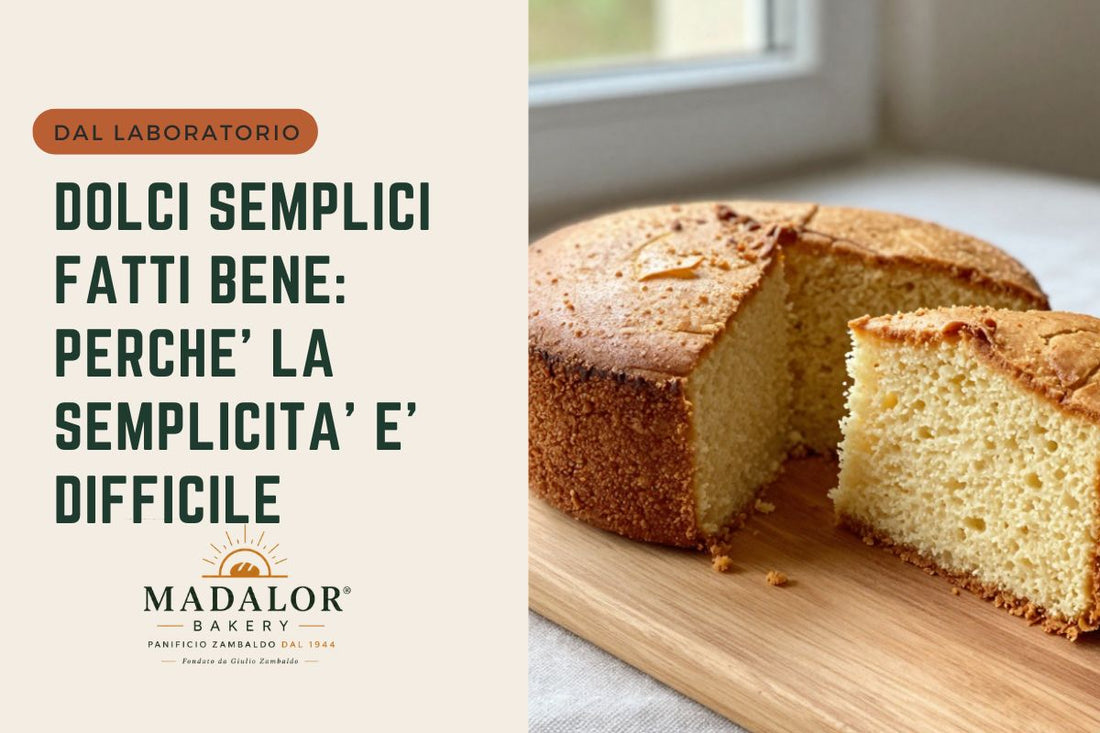 Dolci semplici, fatti bene: perché la semplicità è difficile