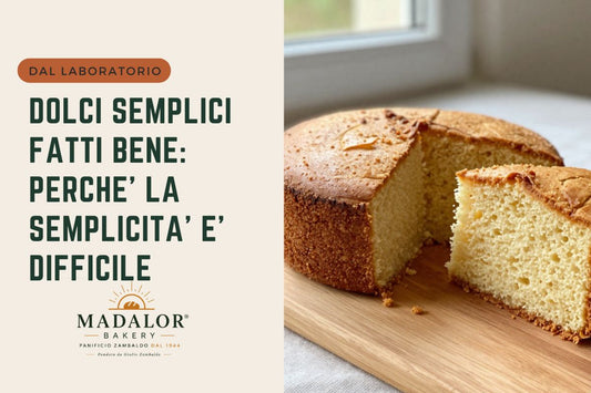 Dolci semplici, fatti bene: perché la semplicità è difficile