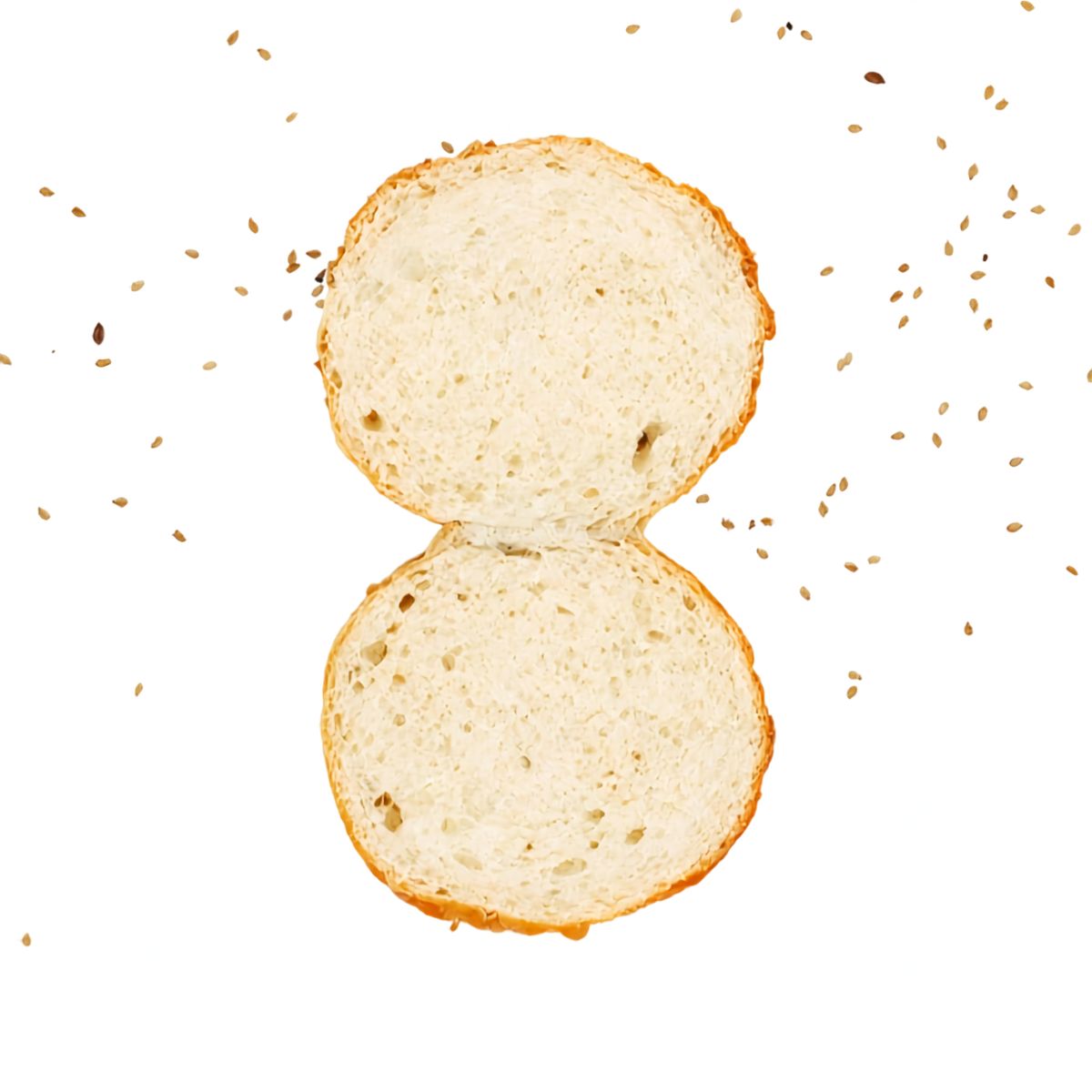 Bun Classici al Sesamo per Hamburger – 4 pezzi da 90 g