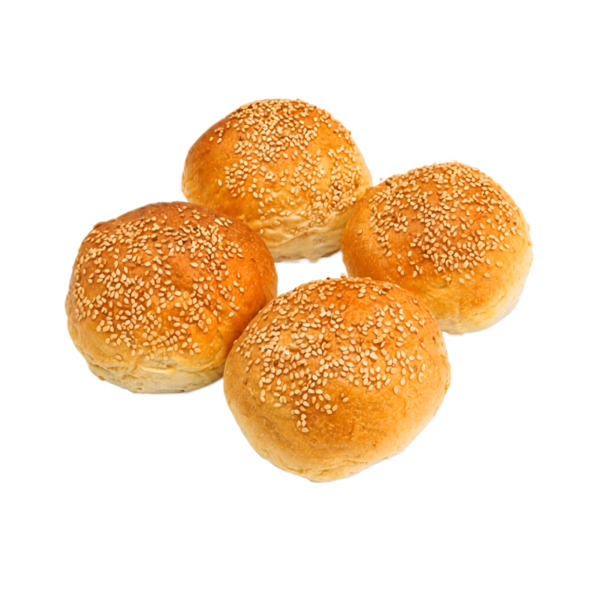 Bun Classici al Sesamo per Hamburger – 4 pezzi da 90 g