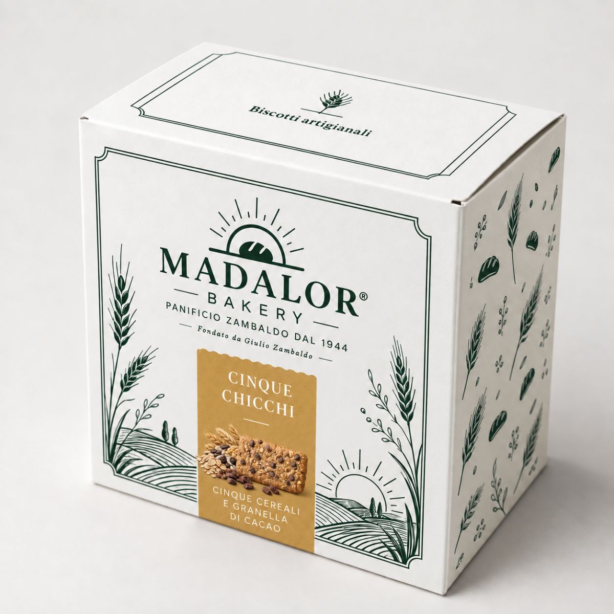 Cinque Chicchi – Biscotti ai 5 Cereali con Gruè di Cacao