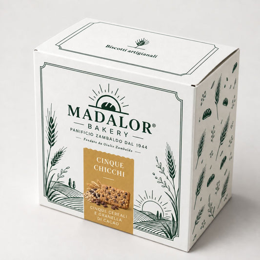 Cinque Chicchi – Biscotti ai 5 Cereali con Gruè di Cacao