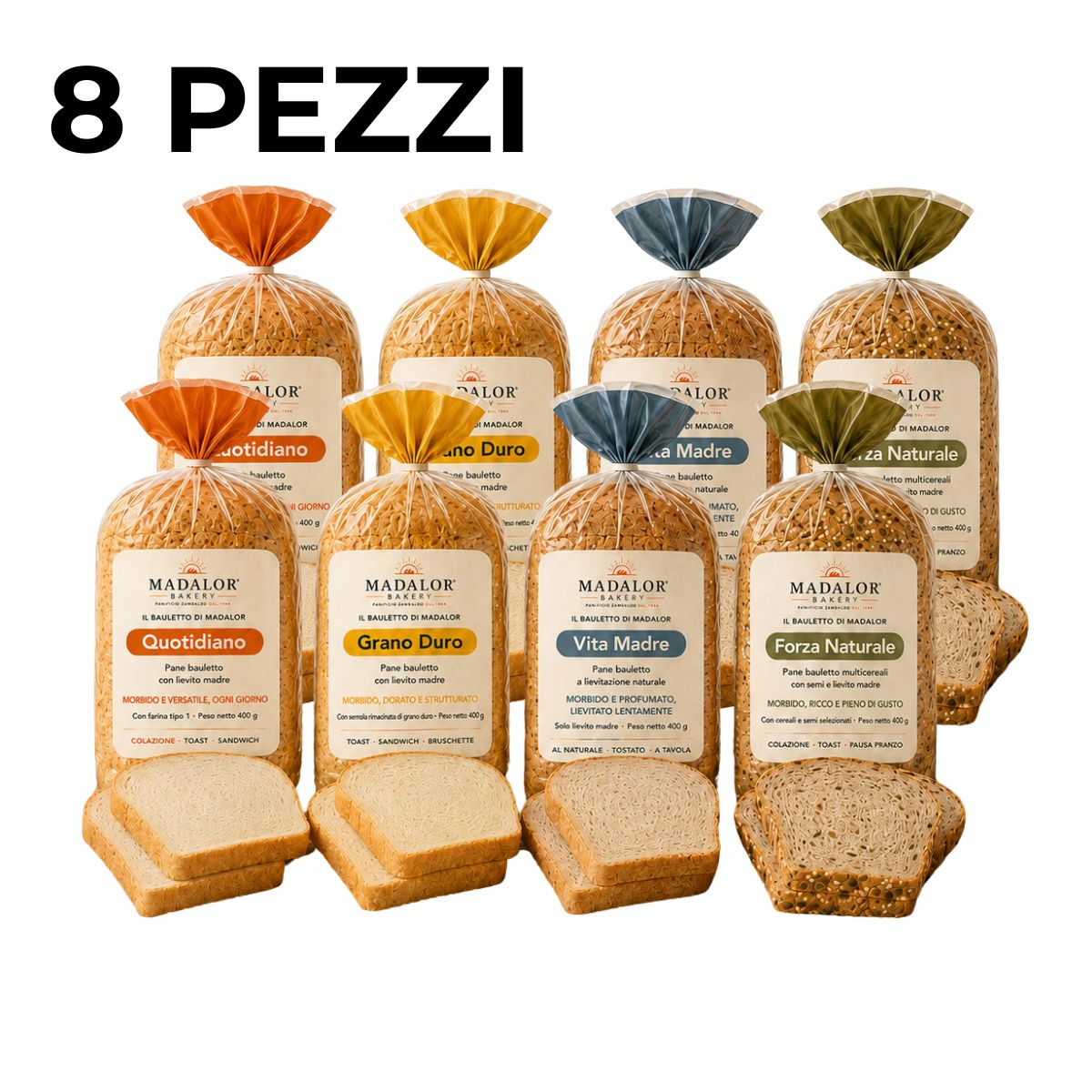 Kit Famiglia – La Settimana in Tavola - 8 pezzi